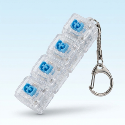 Relaxing Keyboard Fidget Keychain