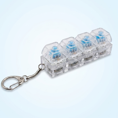 Relaxing Keyboard Fidget Keychain